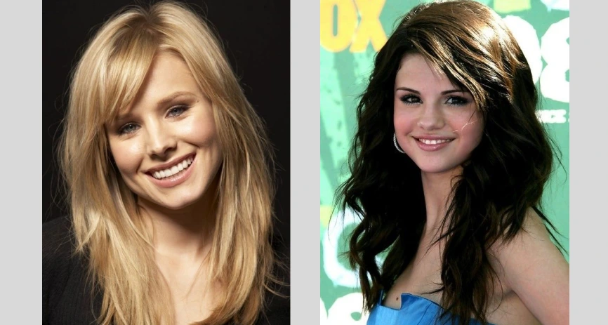 Kirsten Dunst's and Selena Gomez in there Best Haircuts for Women with Round Face