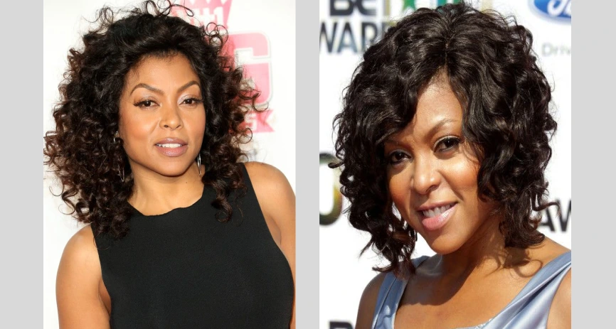 Taraji P in her Best Haircuts for Women with Round Face