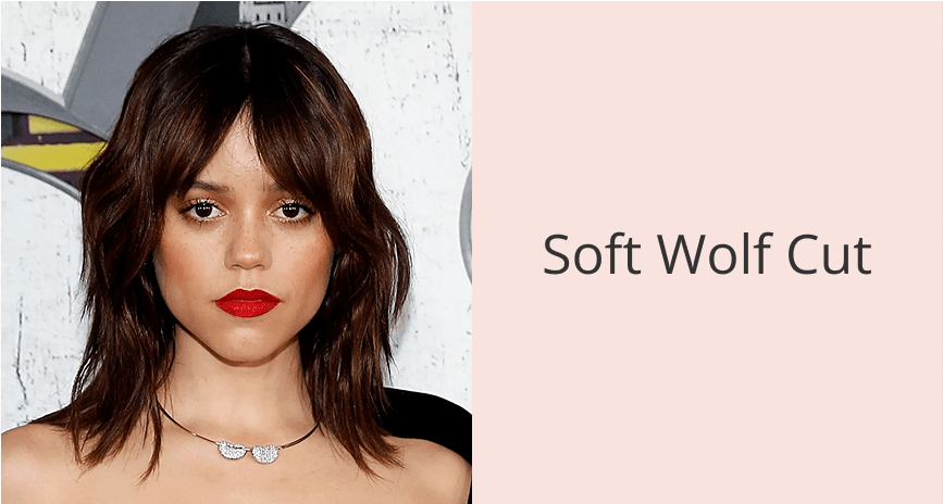 Jenna Ortega’s Soft Wolf Cut Haircuts for Wavy Hair