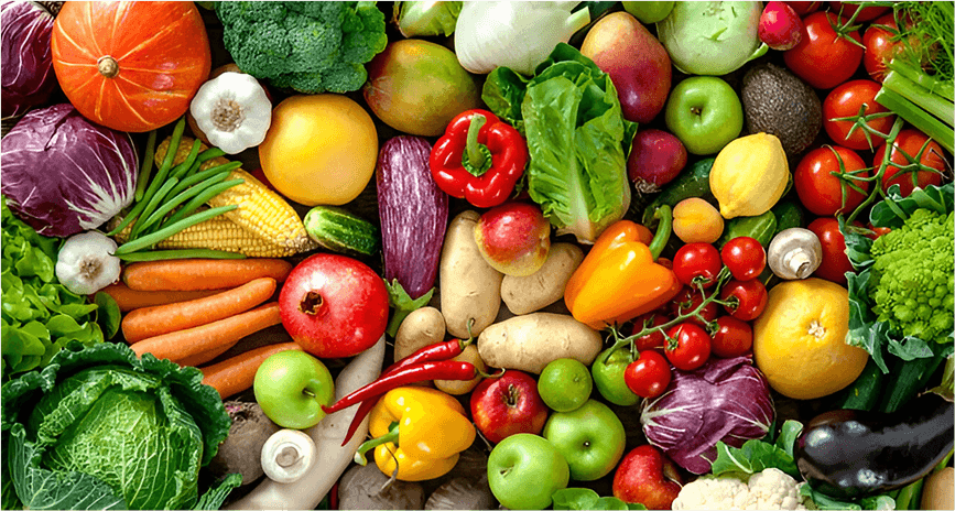 Eat healthy foods - how to get glass skin