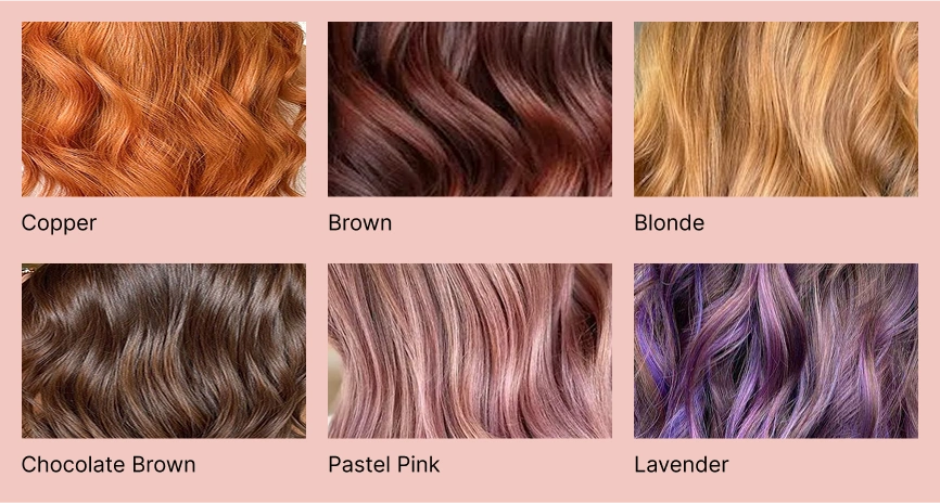 Types of Hair Colour