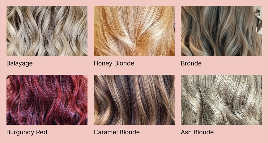 Types of Hair Colour