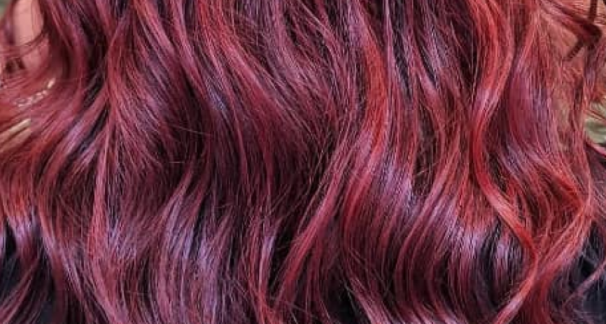 Burgundy - Hair Colours for Dusky Skin