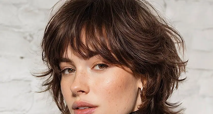 Short Layered Cut with Bangs