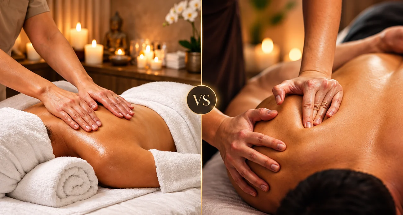 aromatherapy massage vs Swedish massage